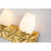 Lucas McKearn Epsilon 3 Light Bath/Vanity, Aged Brass