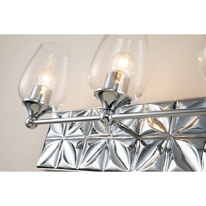 Lucas McKearn Epsilon 3 Light Bath/Vanity, Polished Chrome