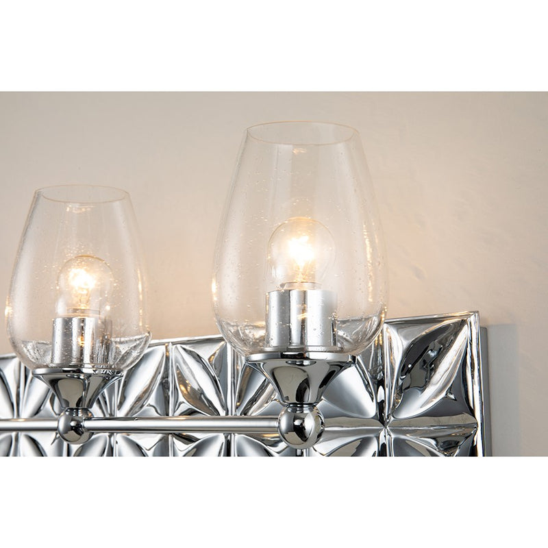 Lucas McKearn Epsilon 3 Light Bath/Vanity, Polished Chrome