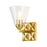 Lucas McKearn Alpha 1 Light Bath/Vanity, Aged Brass - BB1302AGB-1