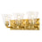 Lucas McKearn Alpha 3 Light Bath/Vanity, Aged Brass - BB1302AGB-3