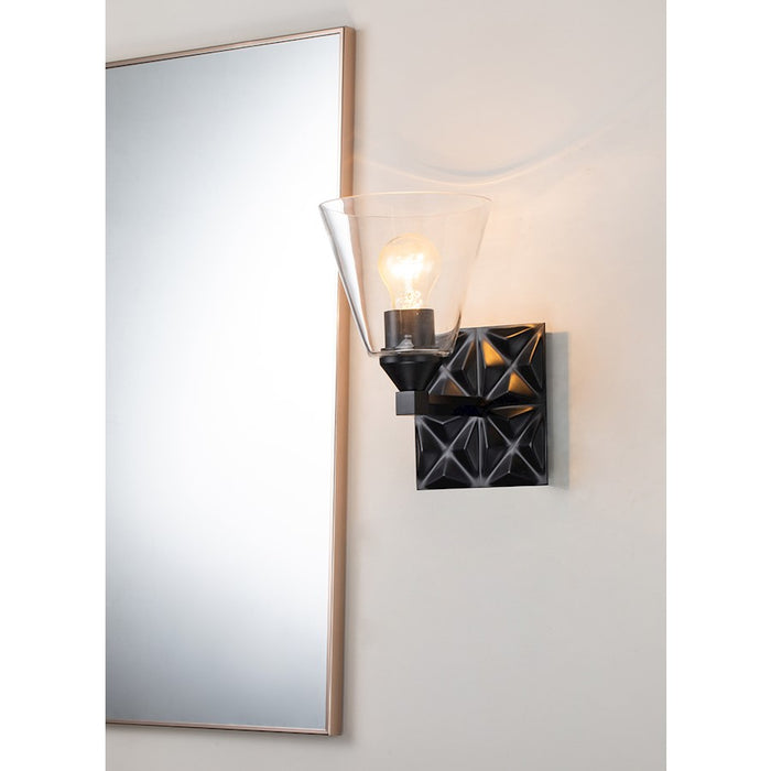 Lucas McKearn Alpha 1 Light Bath/Vanity, Matte Black