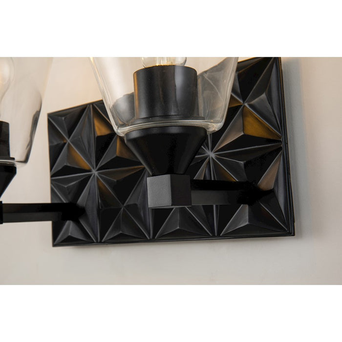 Lucas McKearn Alpha 2 Light Bath/Vanity, Matte Black