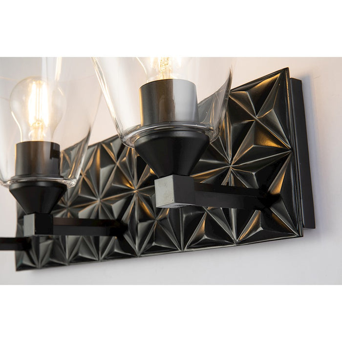 Lucas McKearn Alpha 3 Light Bath/Vanity, Matte Black