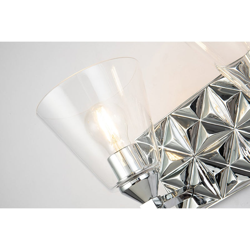 Lucas McKearn Alpha 2 Light Bath/Vanity, Polished Chrome
