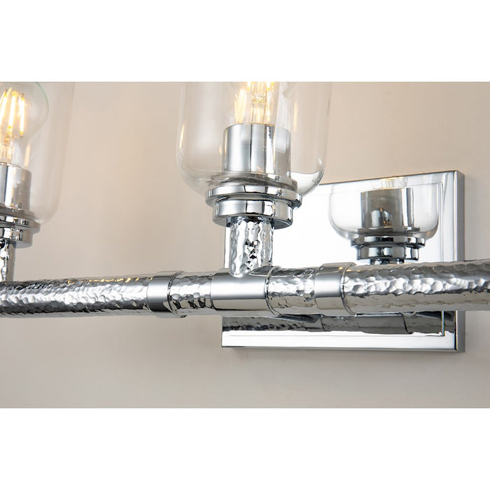 Lucas McKearn Rampart 3 Light Bath/Vanity, Polished Chrome