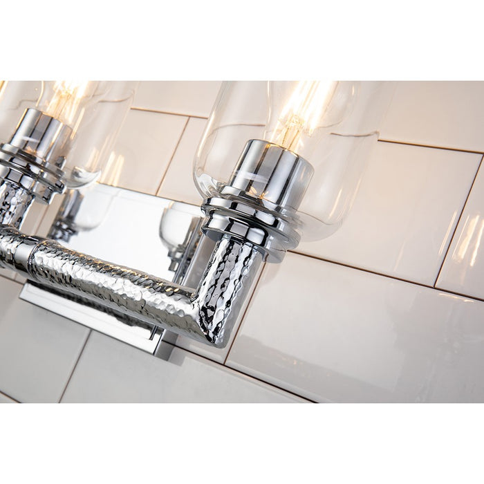 Lucas McKearn Rampart 3 Light Bath/Vanity, Polished Chrome