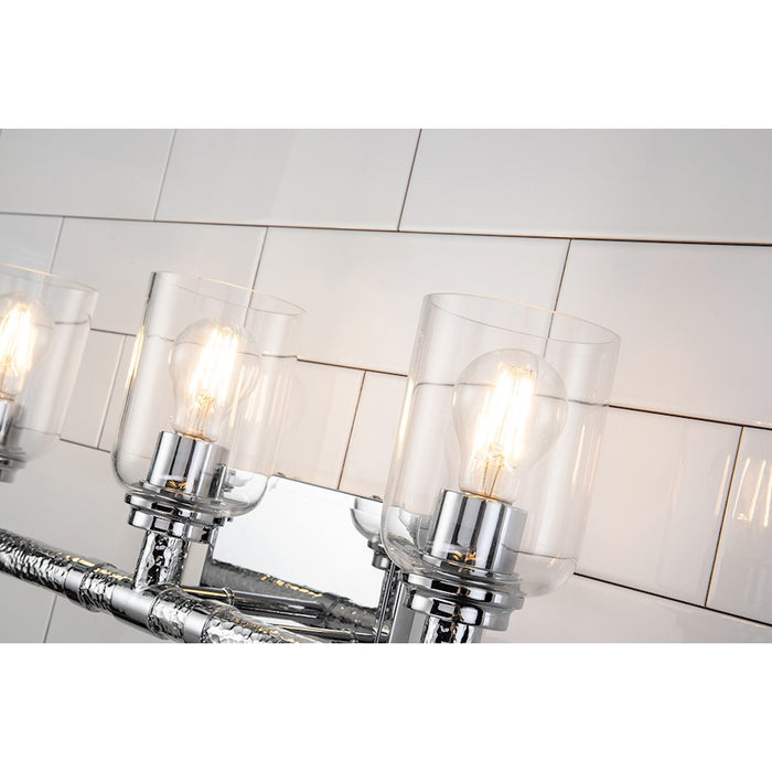 Lucas McKearn Rampart 3 Light Bath/Vanity, Polished Chrome