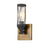 Lucas McKearn Abbey 1Lt Wall Sconce, Weather Zinc/Brass - BB81000ATB-1