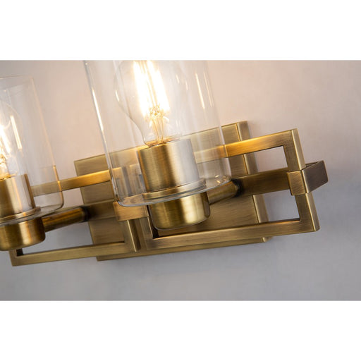 Lucas McKearn Estes 2 Light Bath/Vanity, Antique Brass