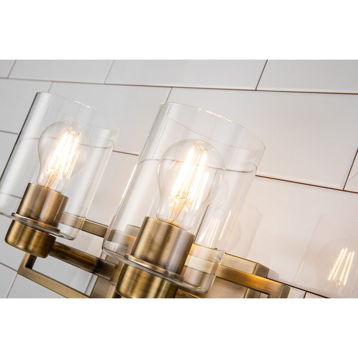 Lucas McKearn Estes 2 Light Bath/Vanity, Antique Brass