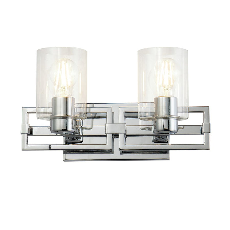 Lucas McKearn Estes 2 Light Bath/Vanity, Polished Chrome - BB90117PC-2