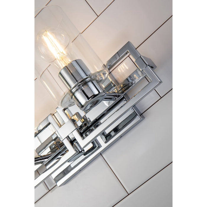 Lucas McKearn Estes 2 Light Bath/Vanity, Polished Chrome