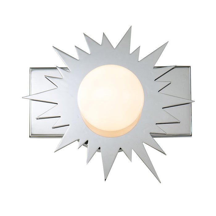 Lucas McKearn Soleil 1 Light Wall Sconce, Polished Chrome - BB90417PC-1