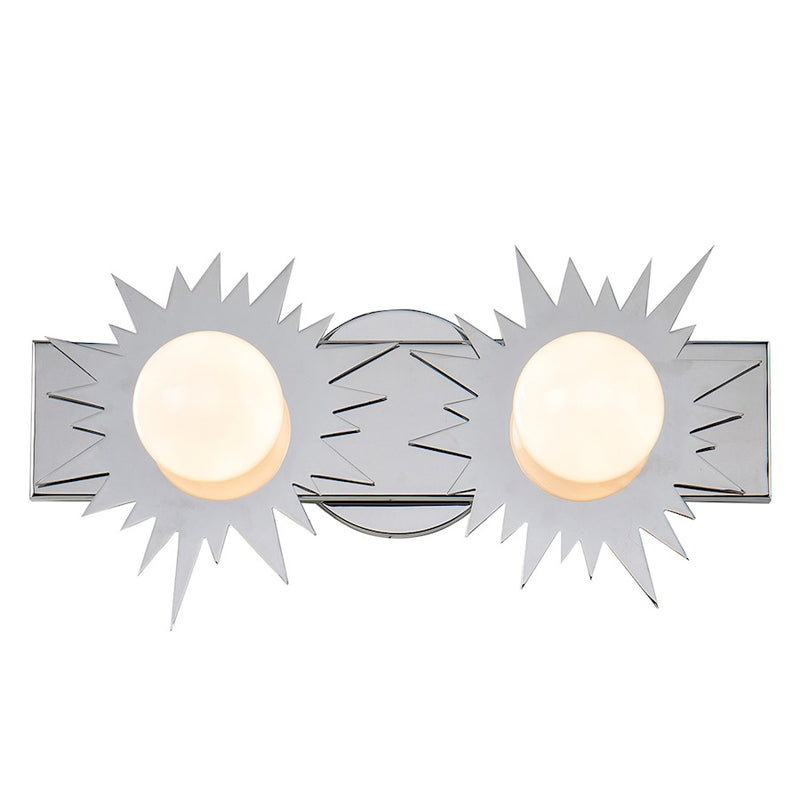 Lucas McKearn Soleil 2 Light Bath/Vanity, Polished Chrome - BB90417PC-2