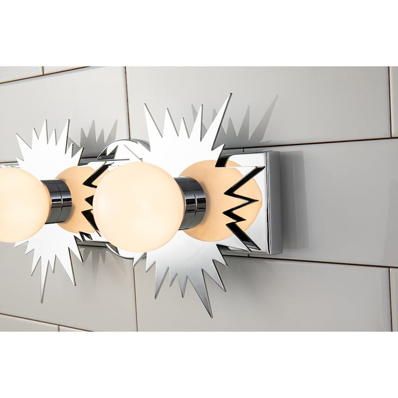 Lucas McKearn Soleil 2 Light Bath/Vanity, Polished Chrome