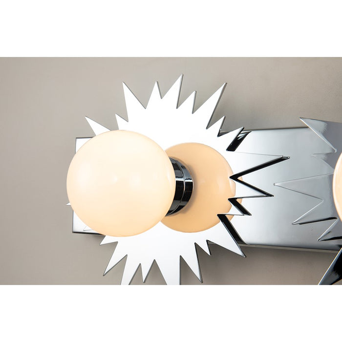 Lucas McKearn Soleil 3 Light Bath/Vanity, Polished Chrome