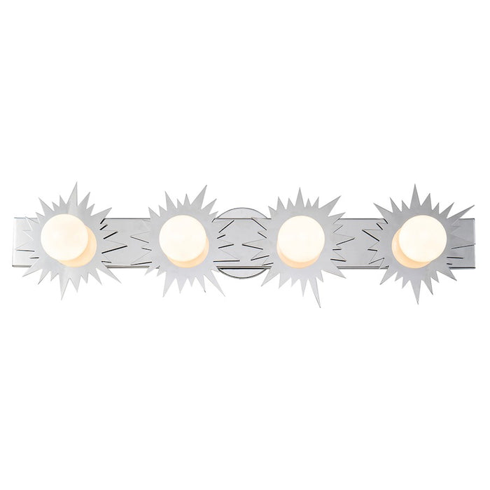 Lucas McKearn Soleil 4 Light Bath/Vanity, Polished Chrome - BB90417PC-4