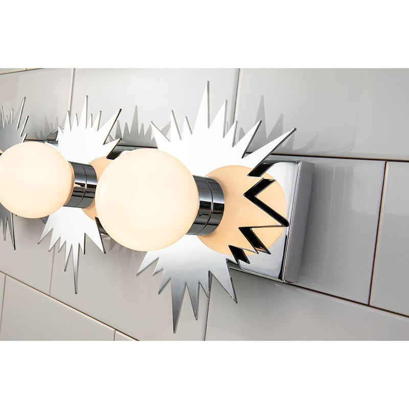 Lucas McKearn Soleil 4 Light Bath/Vanity, Polished Chrome