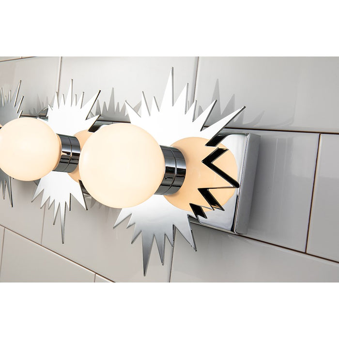 Lucas McKearn Soleil 4 Light Bath/Vanity, Polished Chrome