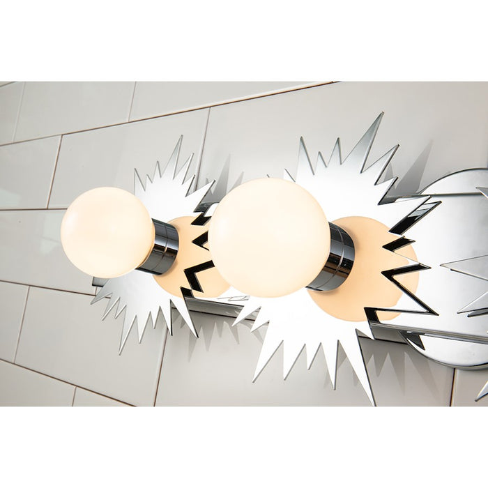 Lucas McKearn Soleil 4 Light Bath/Vanity, Polished Chrome