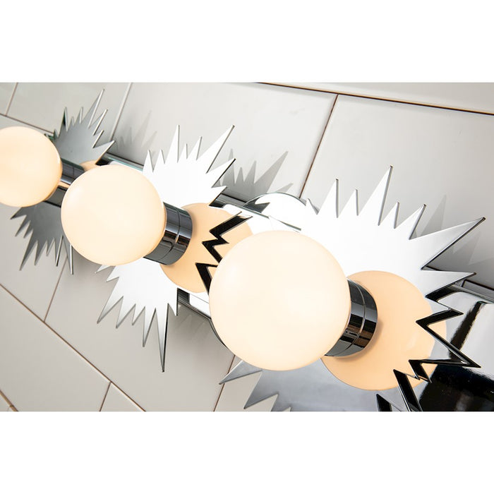 Lucas McKearn Soleil 4 Light Bath/Vanity, Polished Chrome