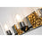 Lucas McKearn Bocage 3 Light Bath/Vanity, Matte Black/Gold