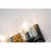 Lucas McKearn Bocage 3 Light Bath/Vanity, Matte Black/Gold