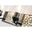 Lucas McKearn Bocage 3 Light Bath/Vanity, Matte Black/Silver
