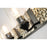 Lucas McKearn Bocage 4 Light Bath/Vanity, Matte Black/Silver