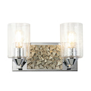 Lucas McKearn Bocage 2Lt Bath/Vanity, Polished Chrome/Silver - BB90586PC-2B1S