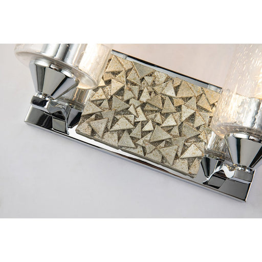Lucas McKearn Bocage 2Lt Bath/Vanity, Polished Chrome/Silver