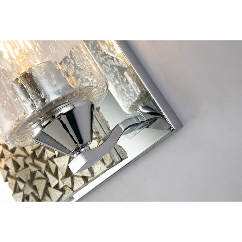 Lucas McKearn Bocage 2Lt Bath/Vanity, Polished Chrome/Silver