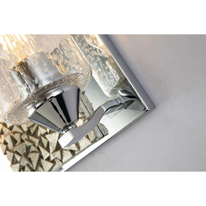 Lucas McKearn Bocage 2Lt Bath/Vanity, Polished Chrome/Silver