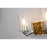 Lucas McKearn Bocage 3 Light Bath/Vanity, Polished Chrome/Gold