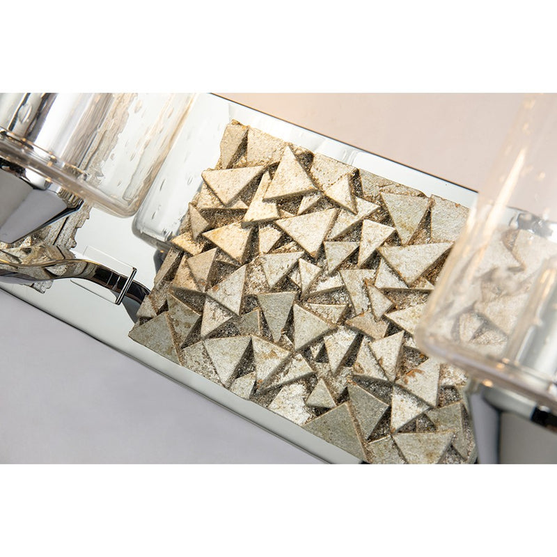 Lucas McKearn Bocage 3Lt Bath/Vanity, Polished Chrome/Silver