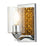 Lucas McKearn Arcadia 1 Light Wall Sconce, Polished Chrome/Gold - BB90587PC-1B2G