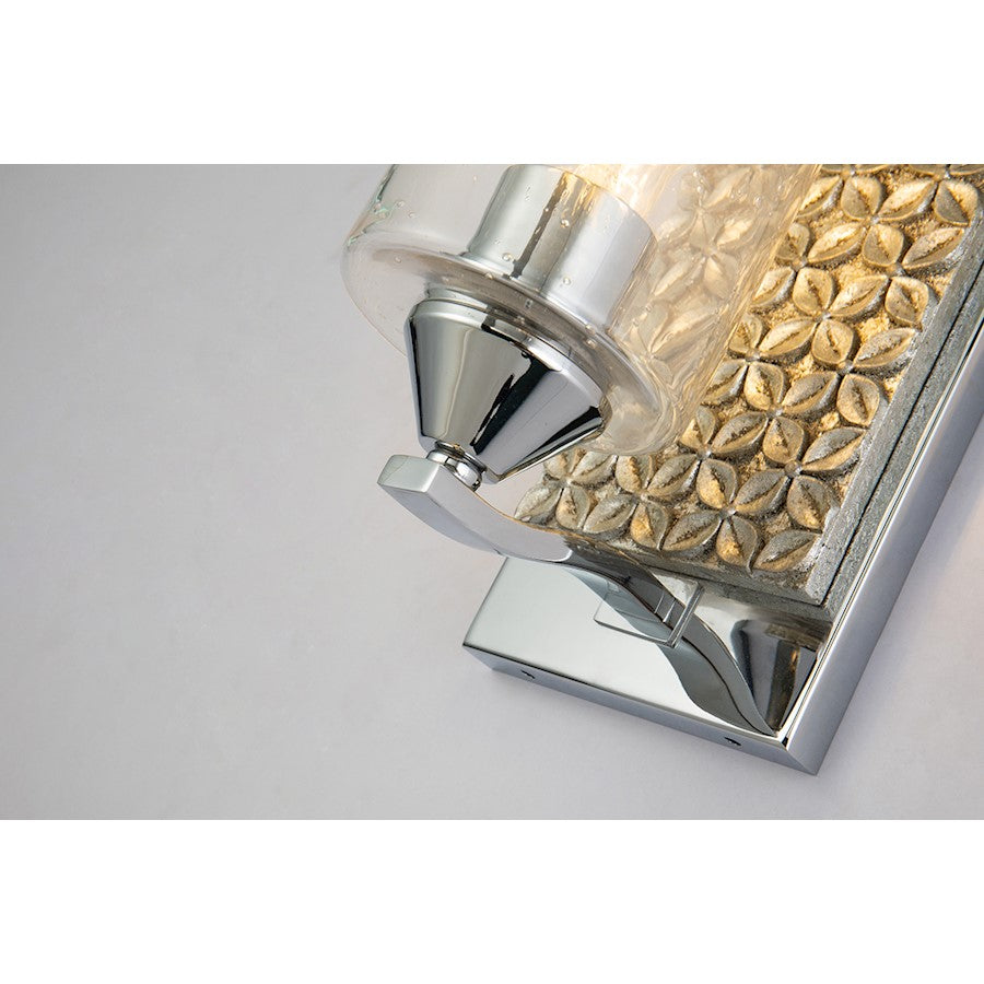 Lucas McKearn Arcadia 1Lt Wall Sconce, Polished Chrome/Silver - BB90587PC-1B2S