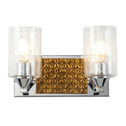 Lucas McKearn Arcadia 2 Light Bath/Vanity, Polished Chrome/Gold - BB90587PC-2B2G
