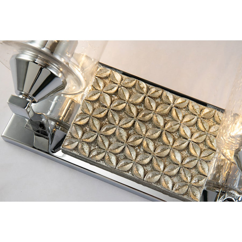 Lucas McKearn Arcadia 2Lt Bath/Vanity, Polished Chrome/Silver