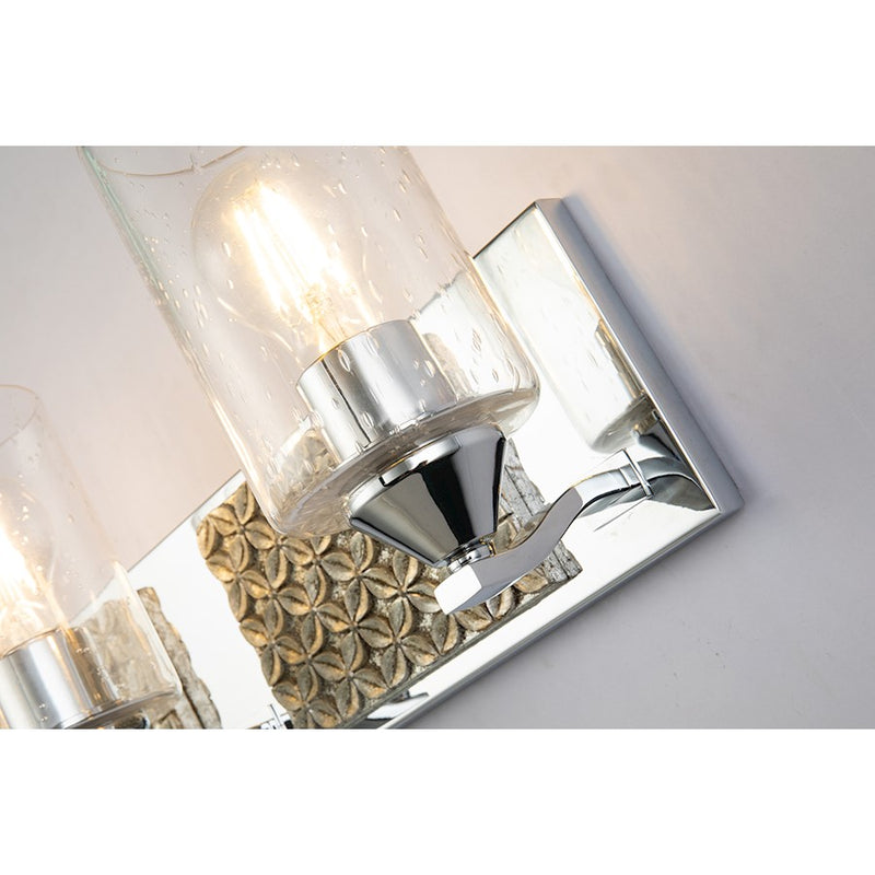 Lucas McKearn Arcadia 4Lt Bath/Vanity, Polished Chrome/Silver