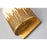 Lucas McKearn Sawgrass 1 Light Wall Sconce, Gold