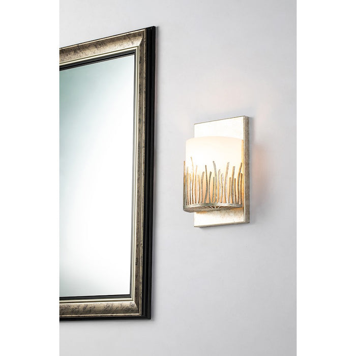 Lucas McKearn Sawgrass 1 Light Wall Sconce, Silver