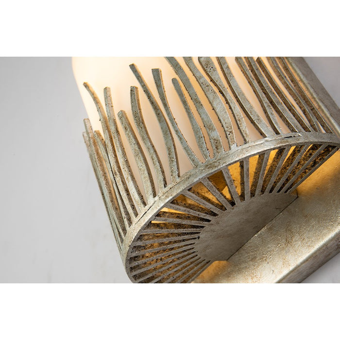 Lucas McKearn Sawgrass 1 Light Wall Sconce, Silver