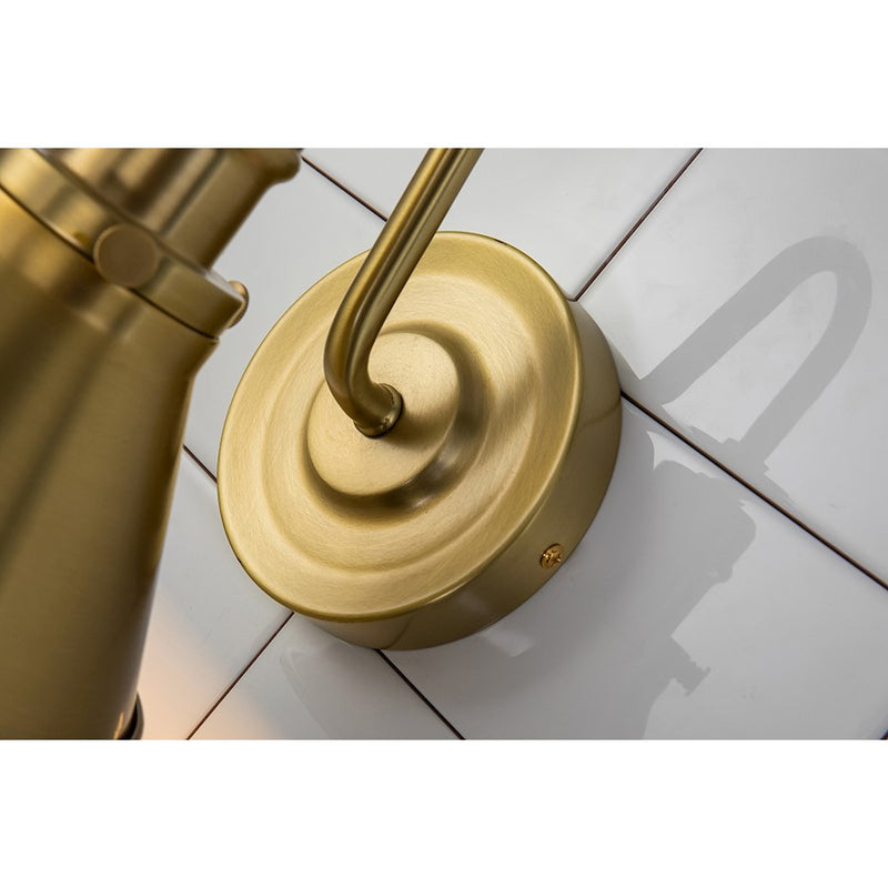 Lucas McKearn Provence 1 Light Bath/Vanity, Aged Brass