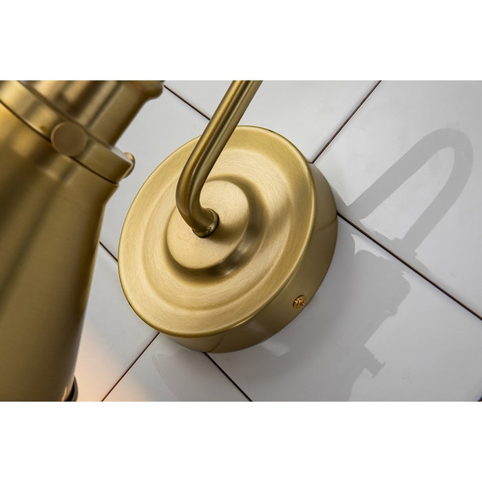 Lucas McKearn Provence 1 Light Bath/Vanity, Aged Brass