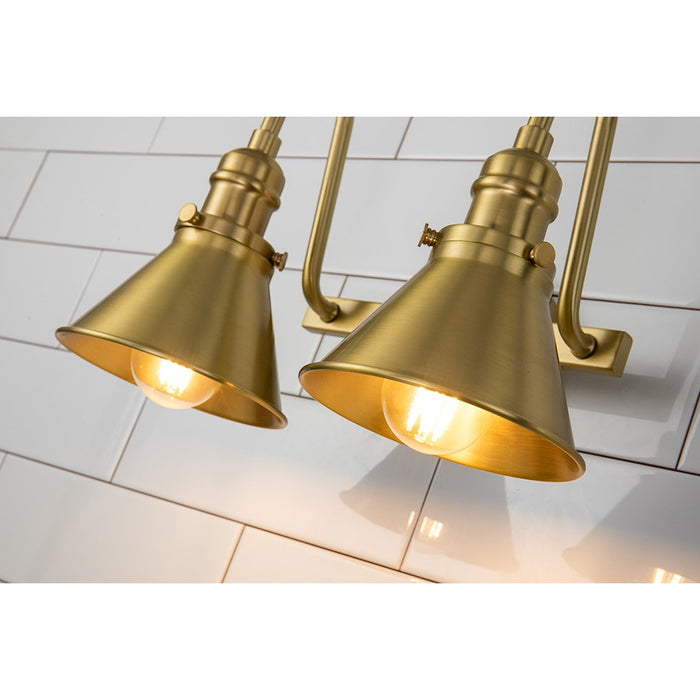 Lucas McKearn Provence 2 Light Bath/Vanity, Aged Brass