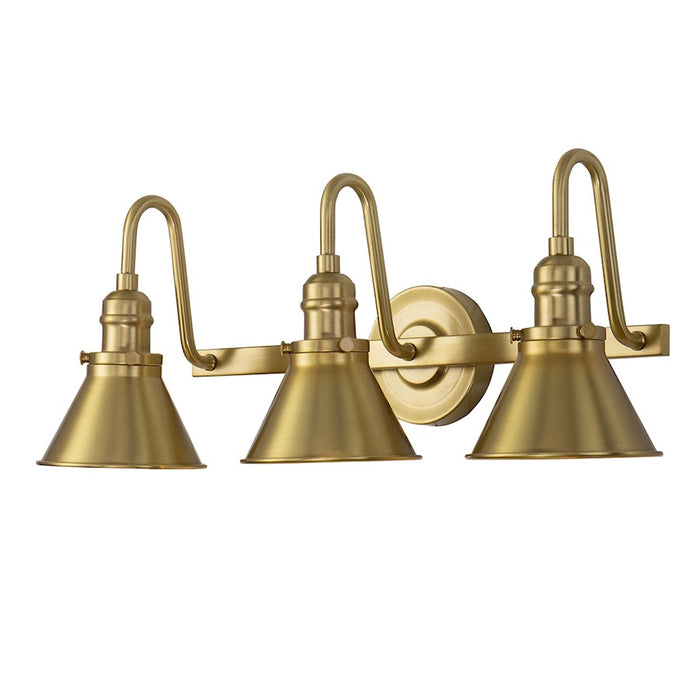 Lucas McKearn Provence 3 Light Bath/Vanity, Aged Brass - BB90684AGB-3