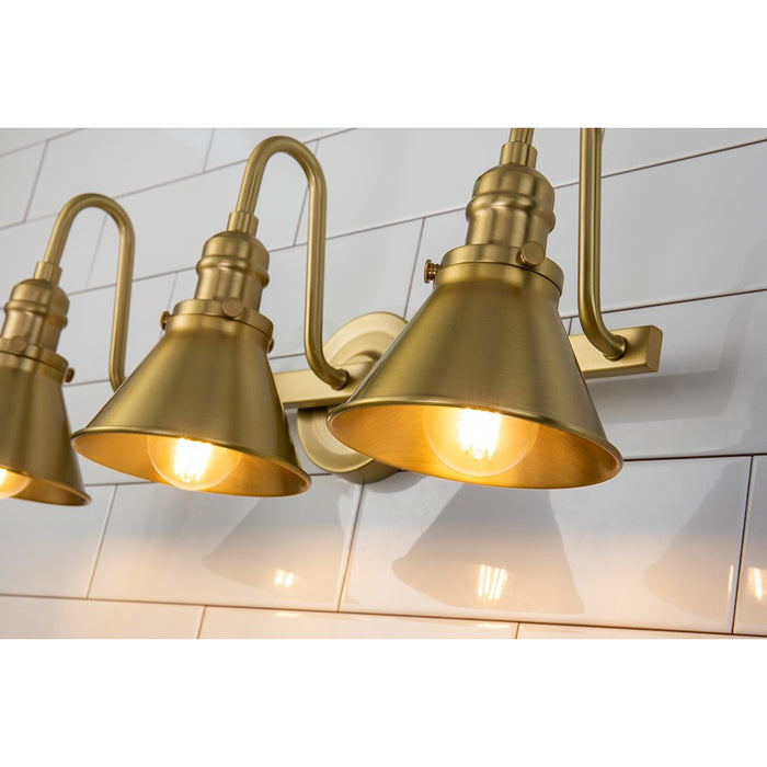 Lucas McKearn Provence 3 Light Bath/Vanity, Aged Brass