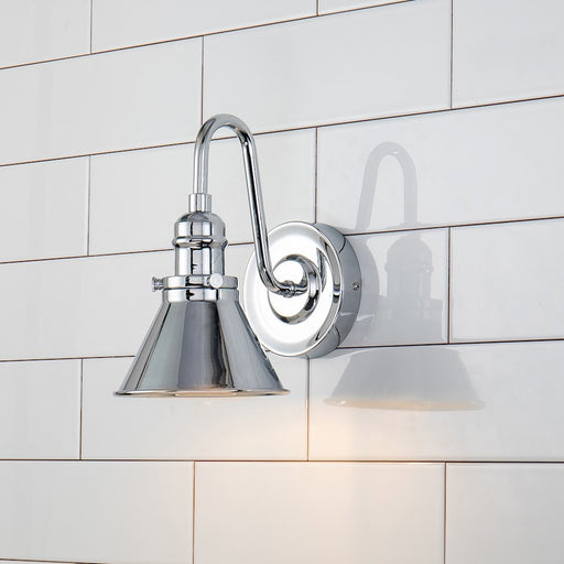 Lucas McKearn Provence 1 Light Bath/Vanity, Polished Chrome